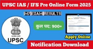 UKPSC Pre 2025 Online Form